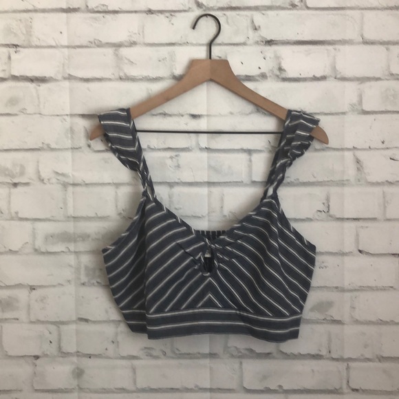 American Eagle Outfitters Tops - NWOT American Eagle striped crop